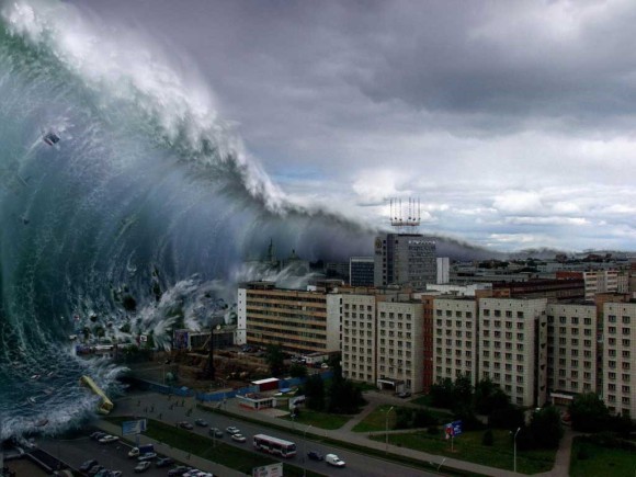 fake tsunami