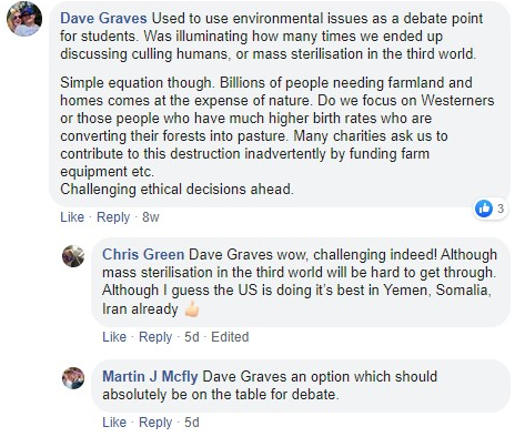 Sterilisation comments from Facebook